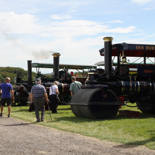 Image of old steam engine